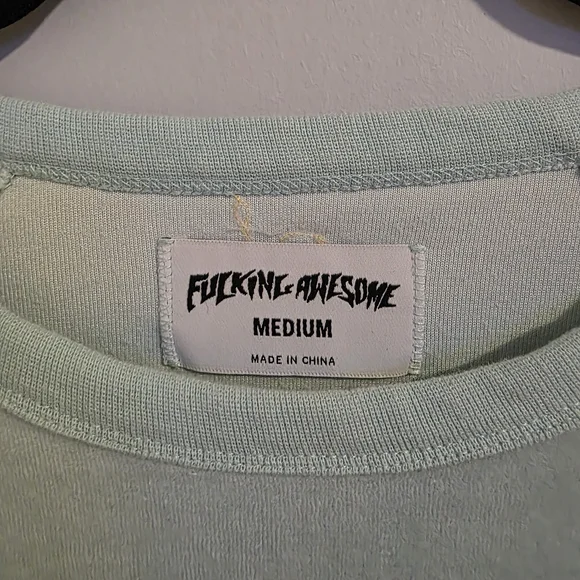 Light Blue Sweater with Embroidered Details - Picture 3 of 10